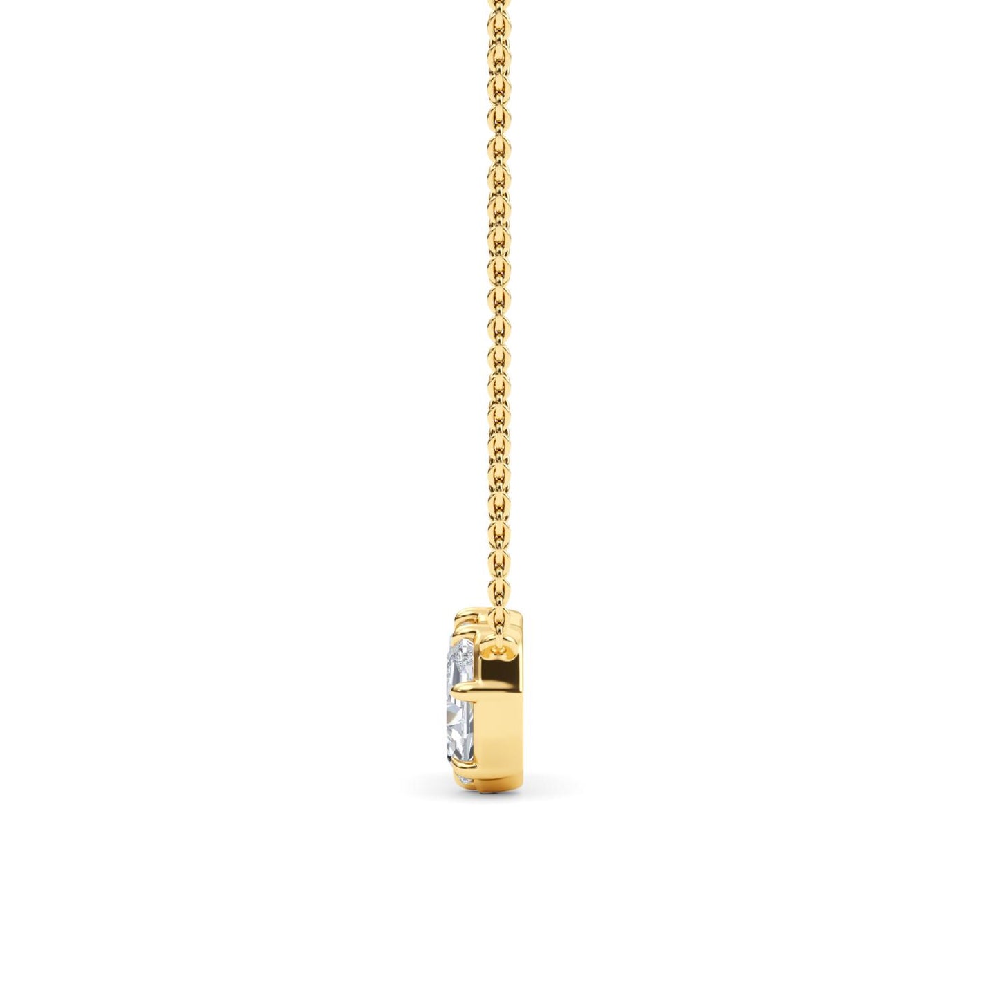 9K Yellow Gold Lab Grown Diamond PENDANT 1.42 ctw P32560OV-1.50CT
