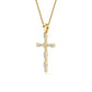 9K Yellow Gold Lab Grown Diamond PENDANT 0.57 ctw P32584-0.63CT