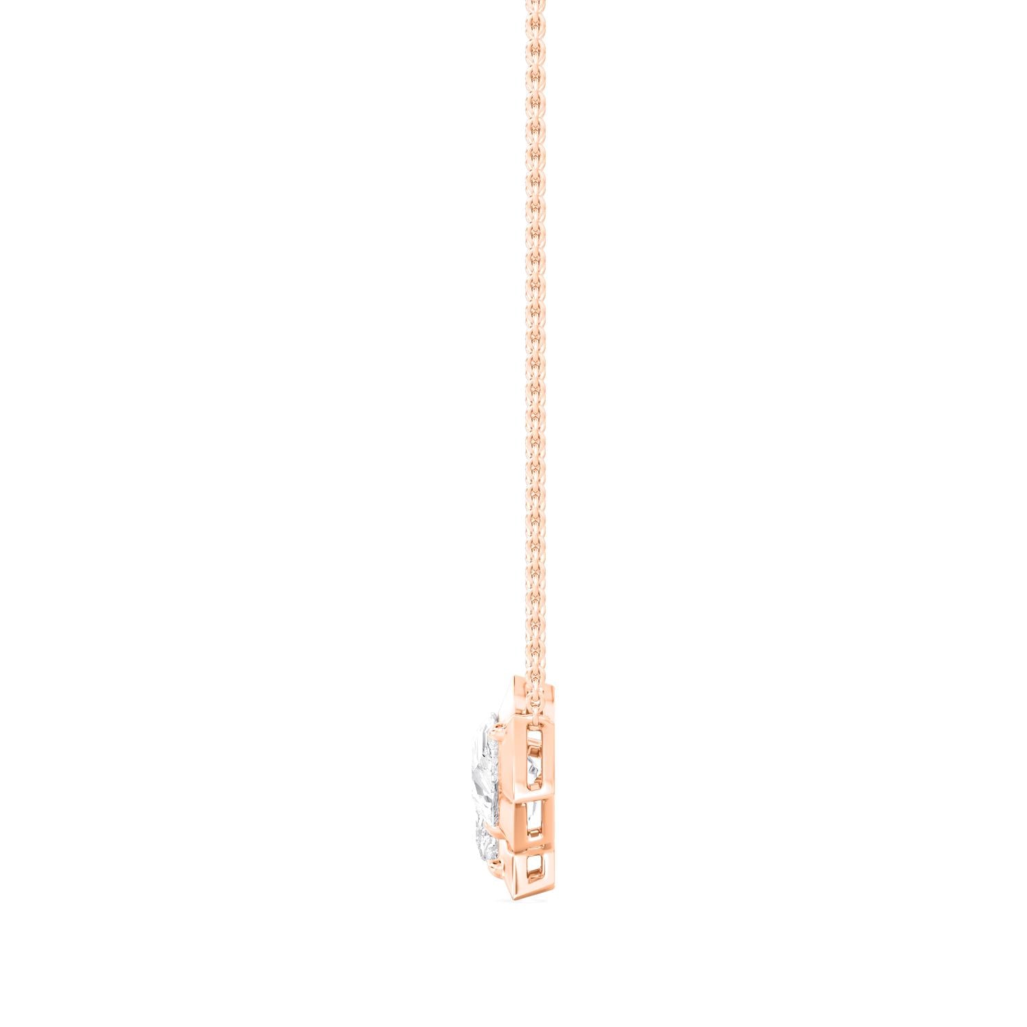 9K Rose Gold Lab Grown Diamond PENDANT 2.10 ctw P32602MQPE-2
