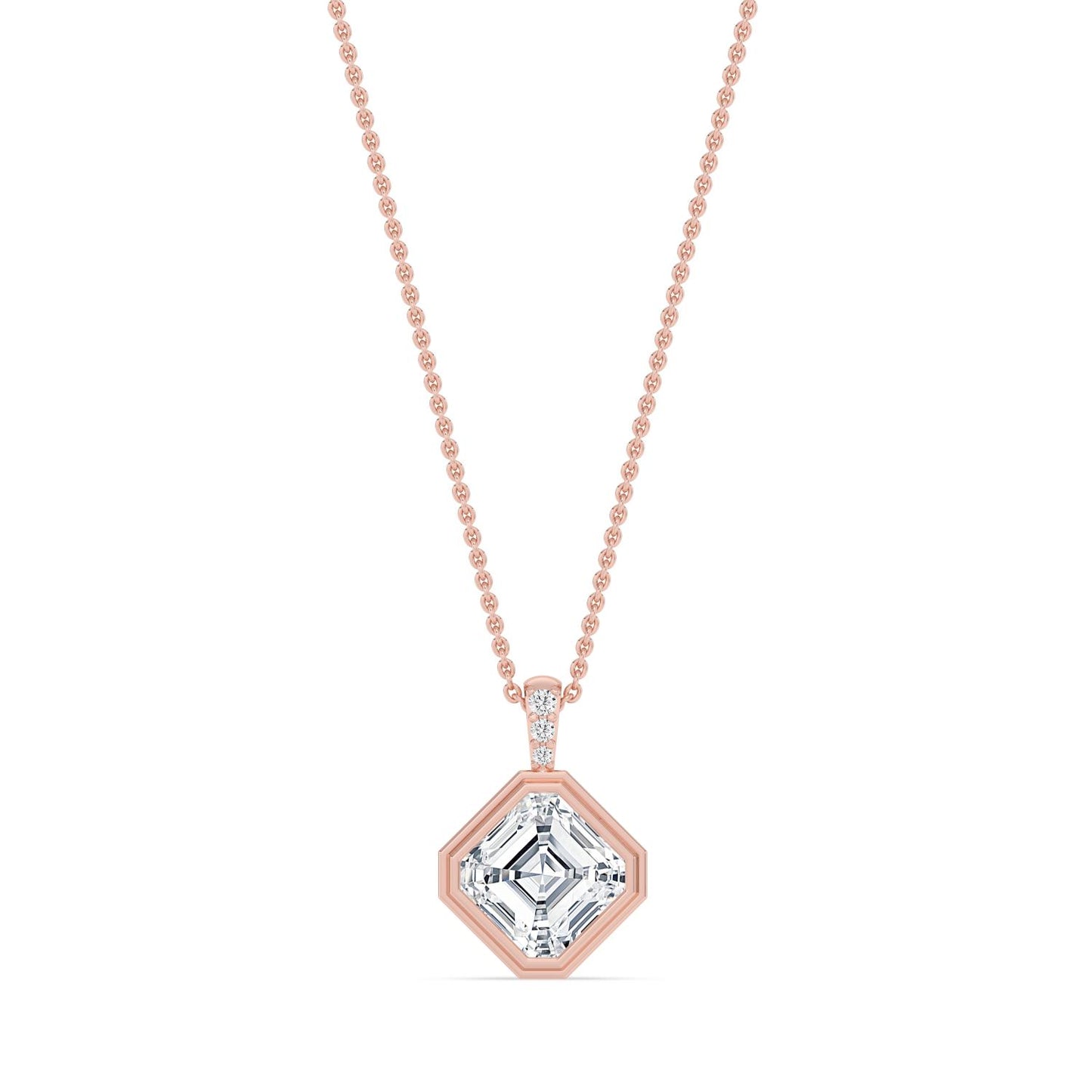10K Rose Gold Lab Grown Diamond PENDANT 2.03 ctw P32686ASS-2
