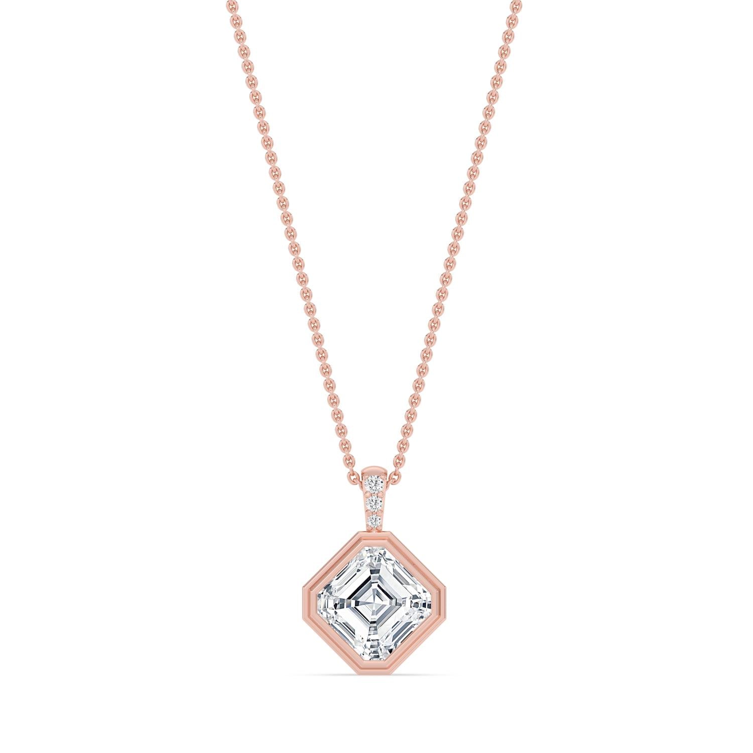 10K Rose Gold Lab Grown Diamond PENDANT 2.03 ctw P32686ASS-2