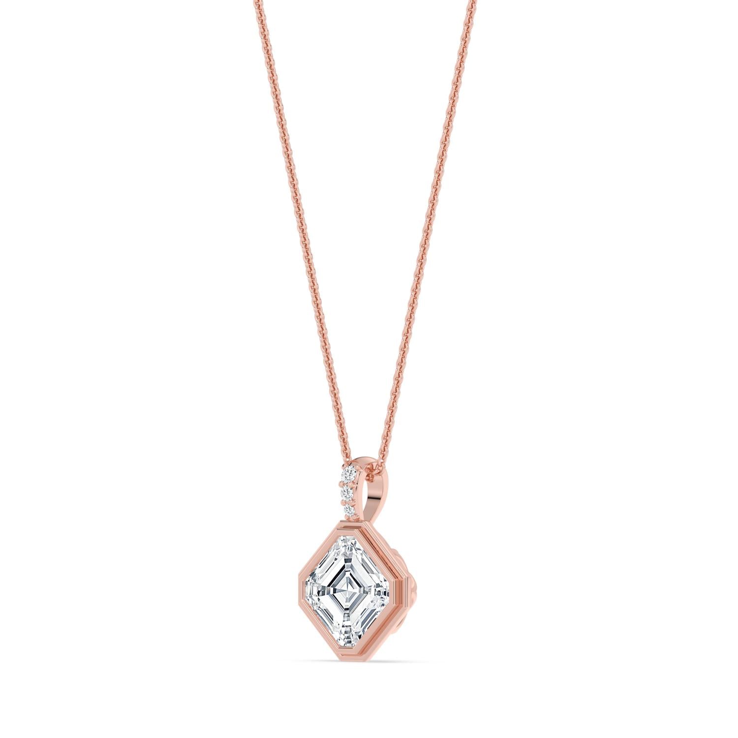 10K Rose Gold Lab Grown Diamond PENDANT 2.03 ctw P32686ASS-2