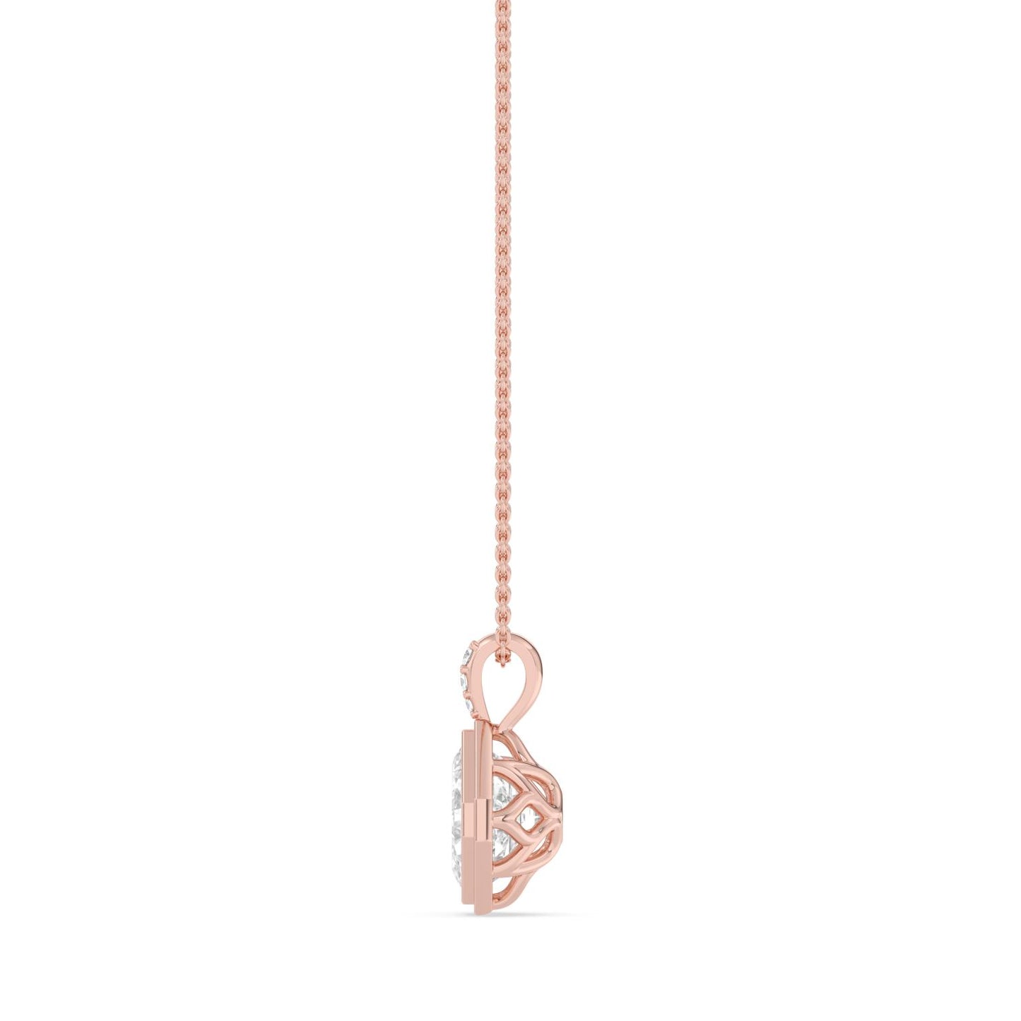 10K Rose Gold Lab Grown Diamond PENDANT 2.03 ctw P32686ASS-2