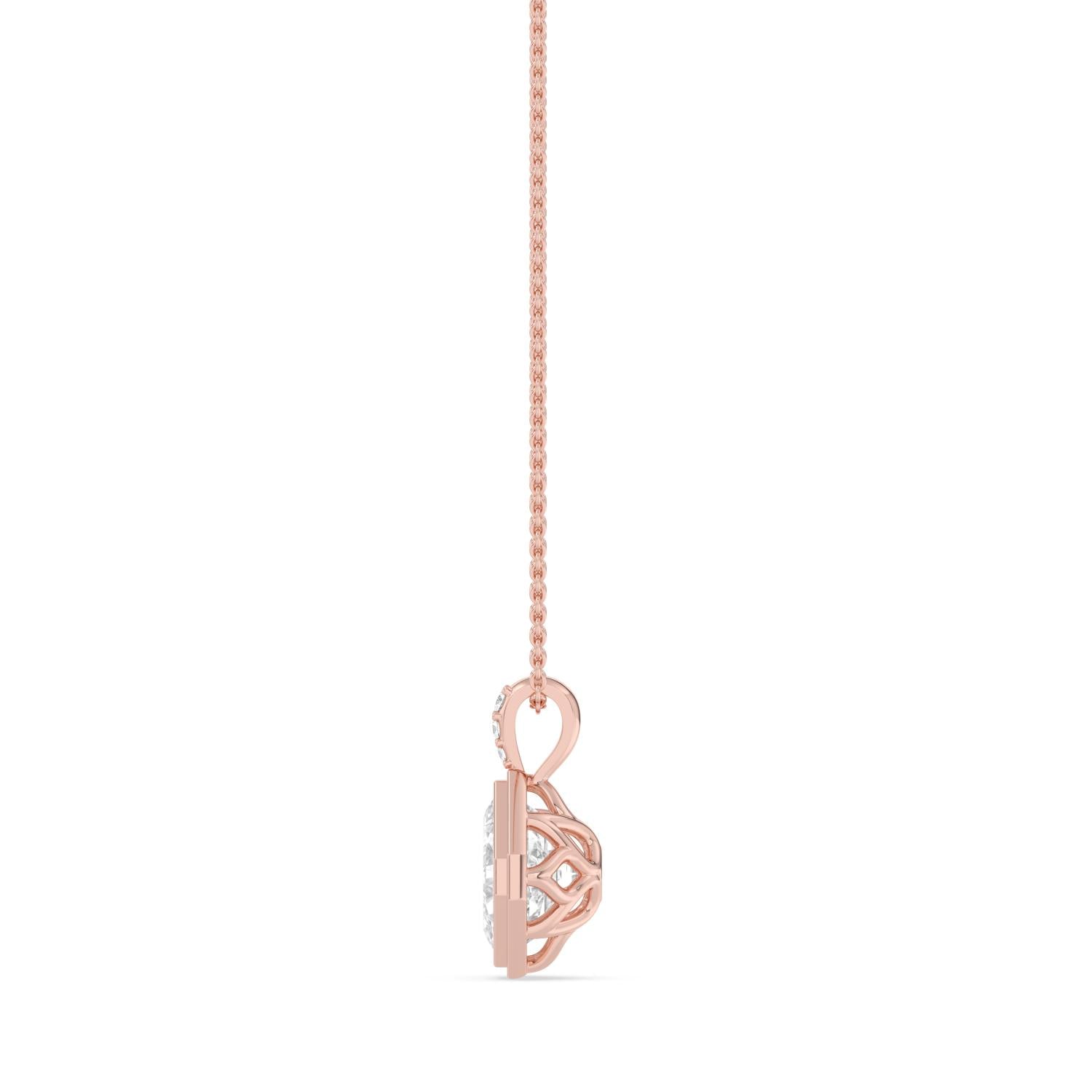 10K Rose Gold Lab Grown Diamond PENDANT 2.03 ctw P32686ASS-2