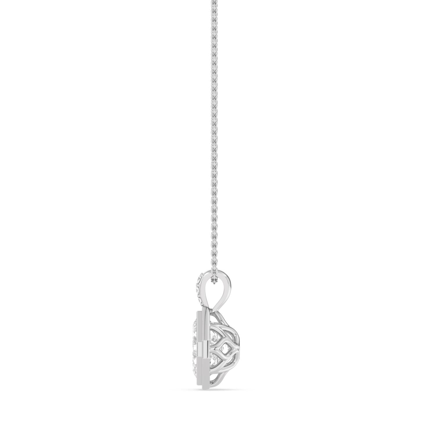 10K White Gold Lab Grown Diamond PENDANT 2.03 ctw P32686ASS-2