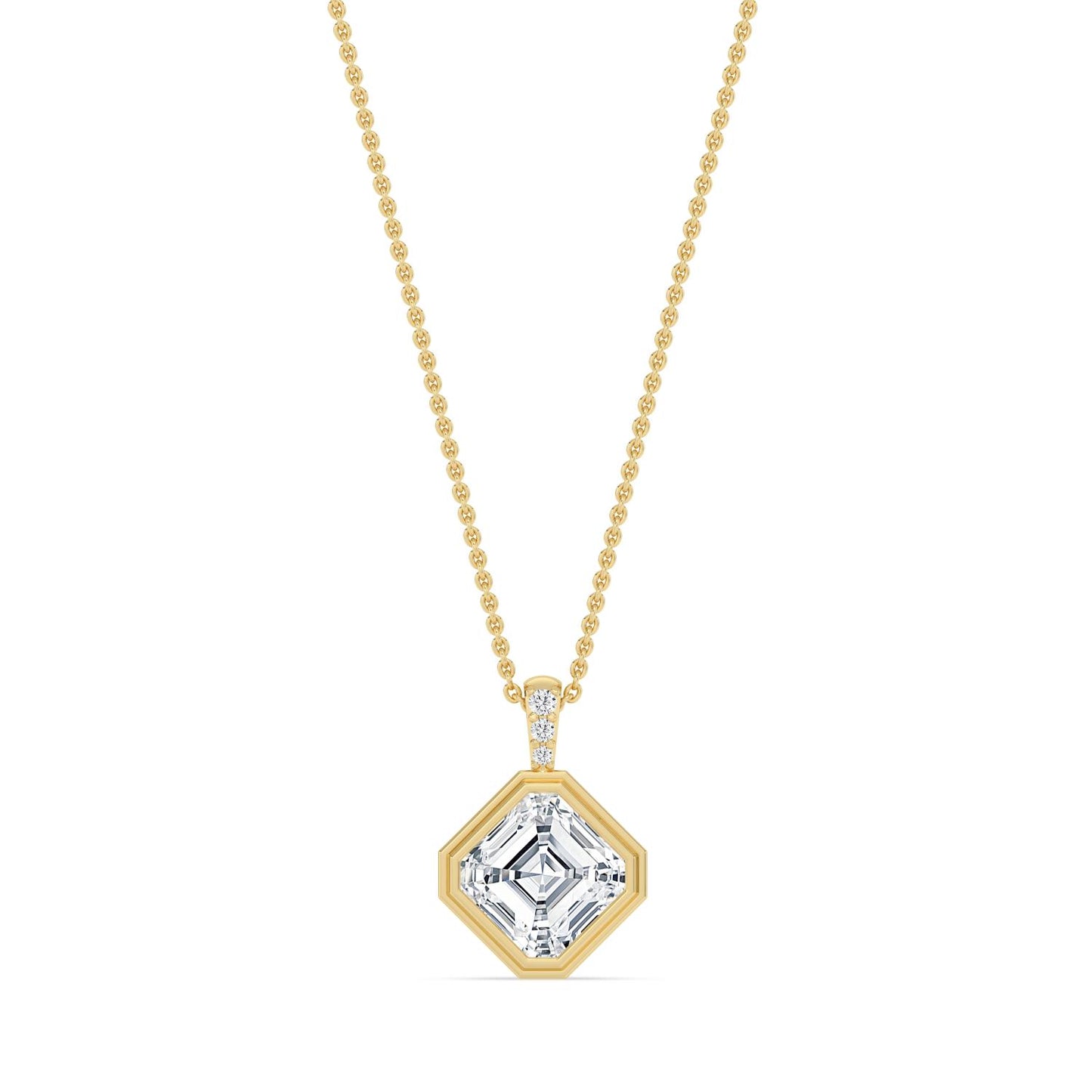 10K Yellow Gold Lab Grown Diamond PENDANT 2.03 ctw P32686ASS-2