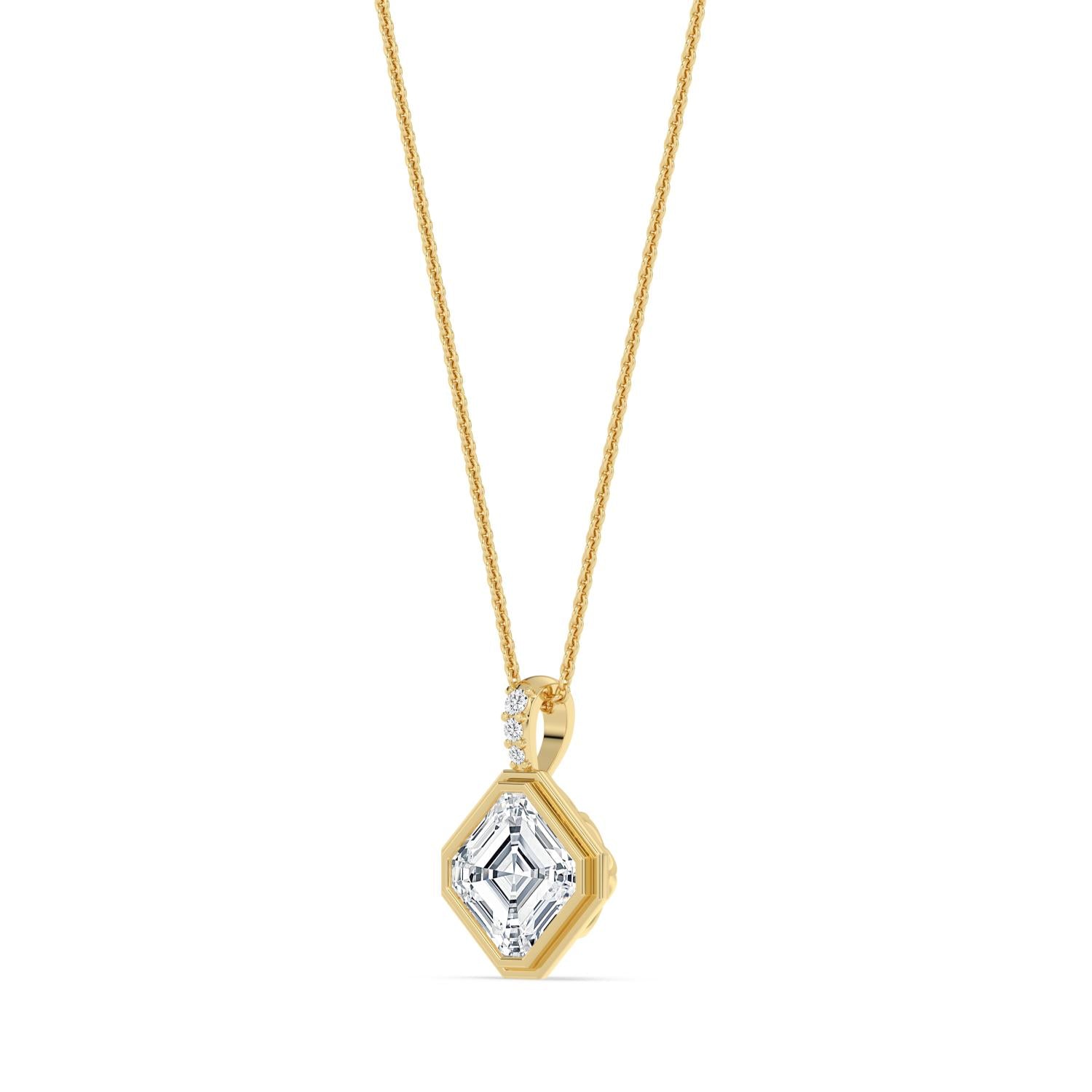 10K Yellow Gold Lab Grown Diamond PENDANT 2.03 ctw P32686ASS-2