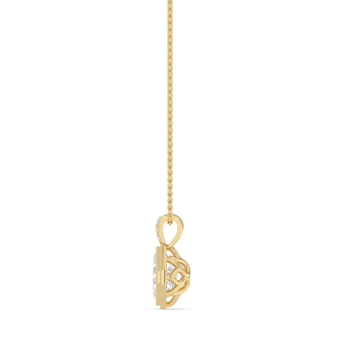 10K Yellow Gold Lab Grown Diamond PENDANT 2.03 ctw P32686ASS-2