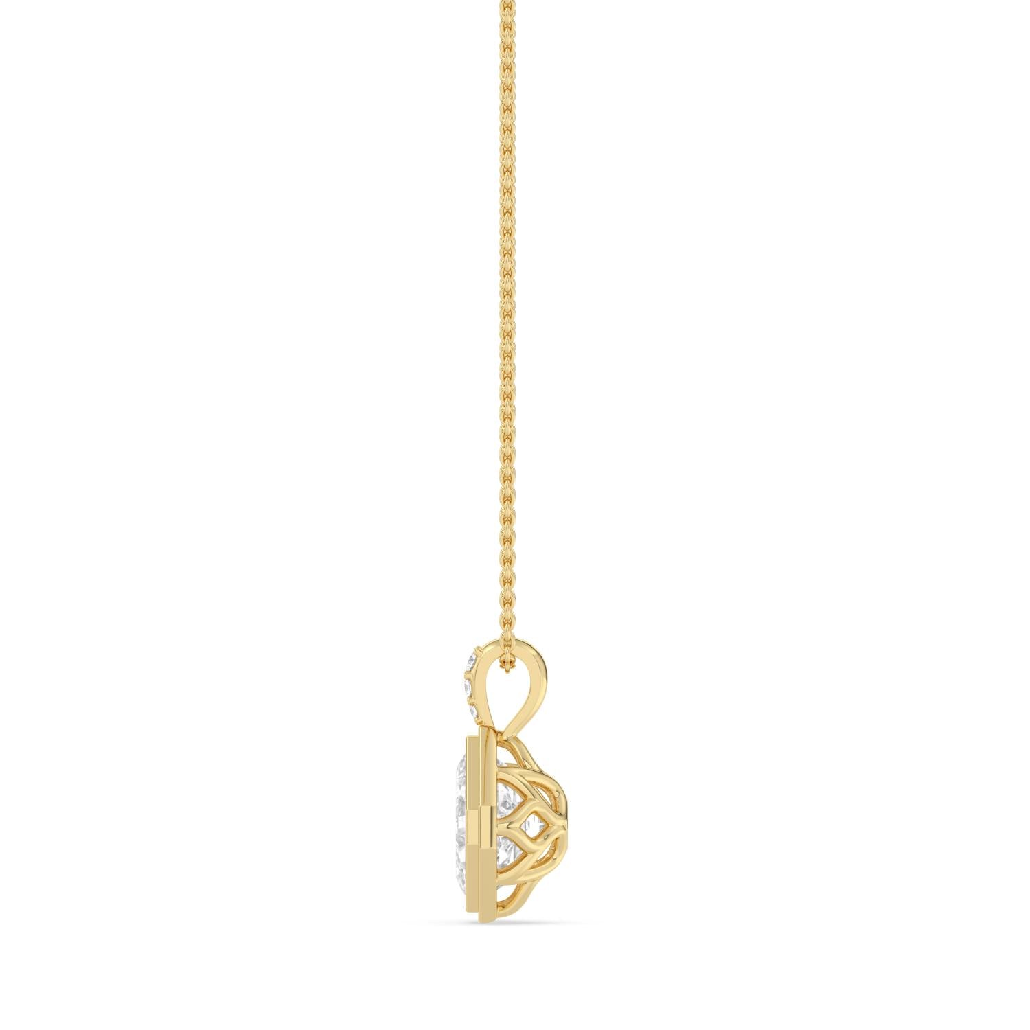10K Yellow Gold Lab Grown Diamond PENDANT 2.03 ctw P32686ASS-2