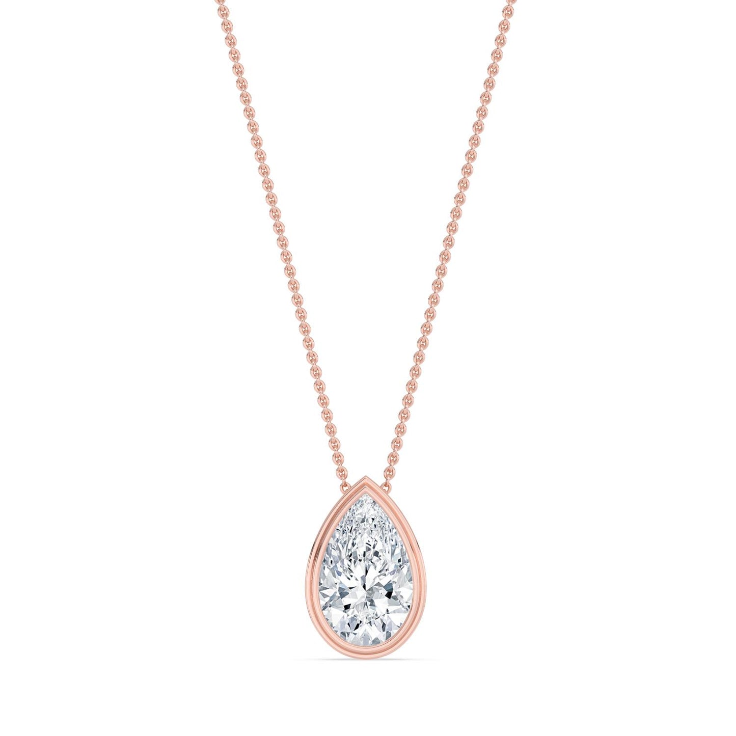 10K Rose Gold Lab Grown Diamond PENDANT 2.00 ctw P32689PE-2