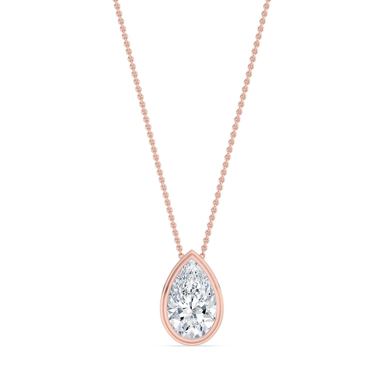 10K Rose Gold Lab Grown Diamond PENDANT 2.00 ctw P32689PE-2