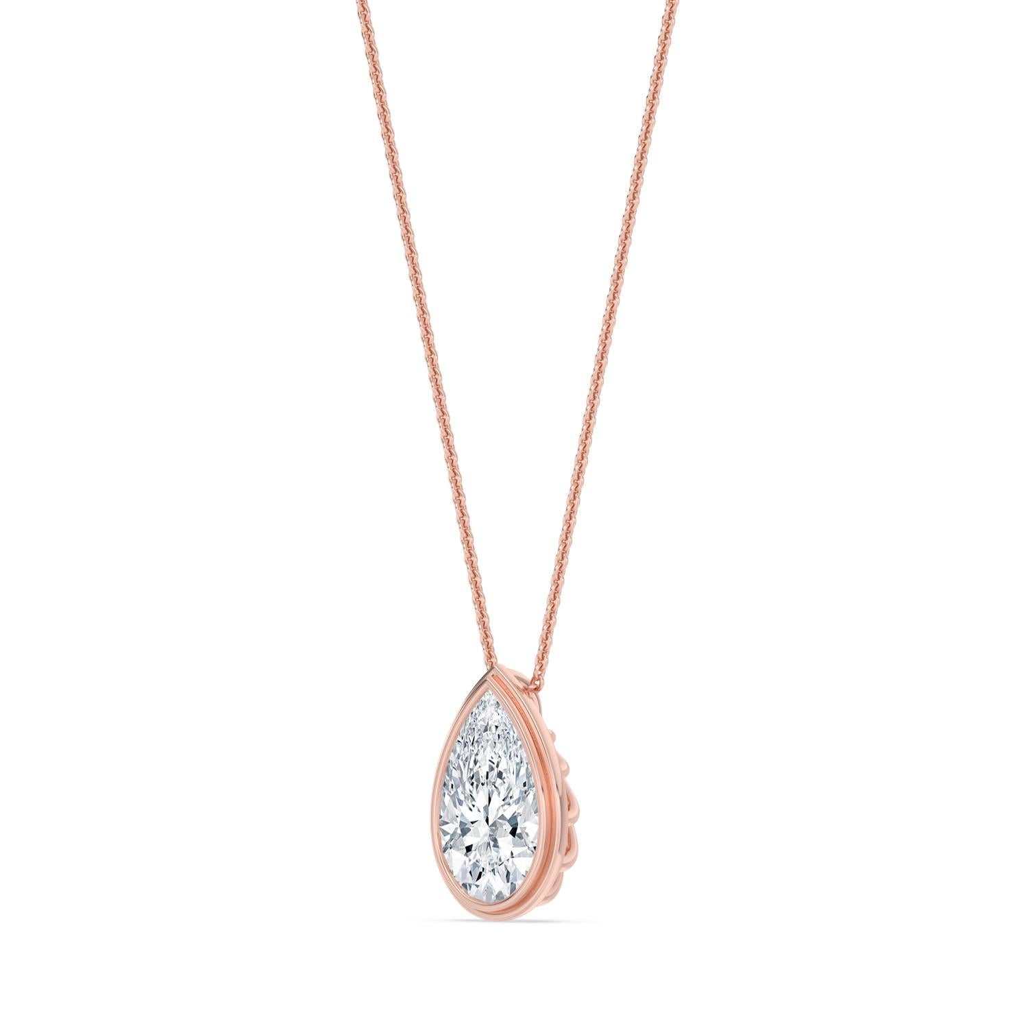 10K Rose Gold Lab Grown Diamond PENDANT 2.00 ctw P32689PE-2