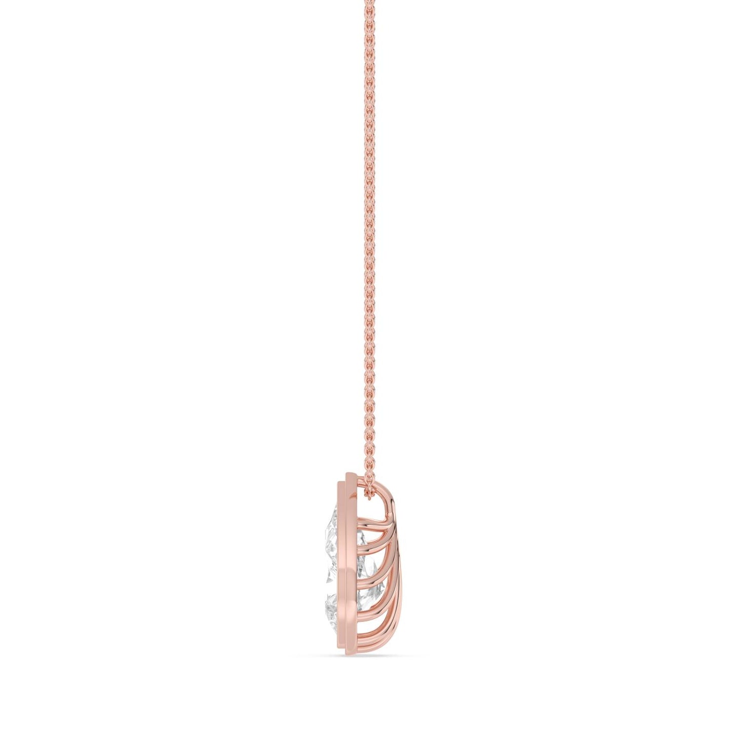 10K Rose Gold Lab Grown Diamond PENDANT 2.00 ctw P32689PE-2