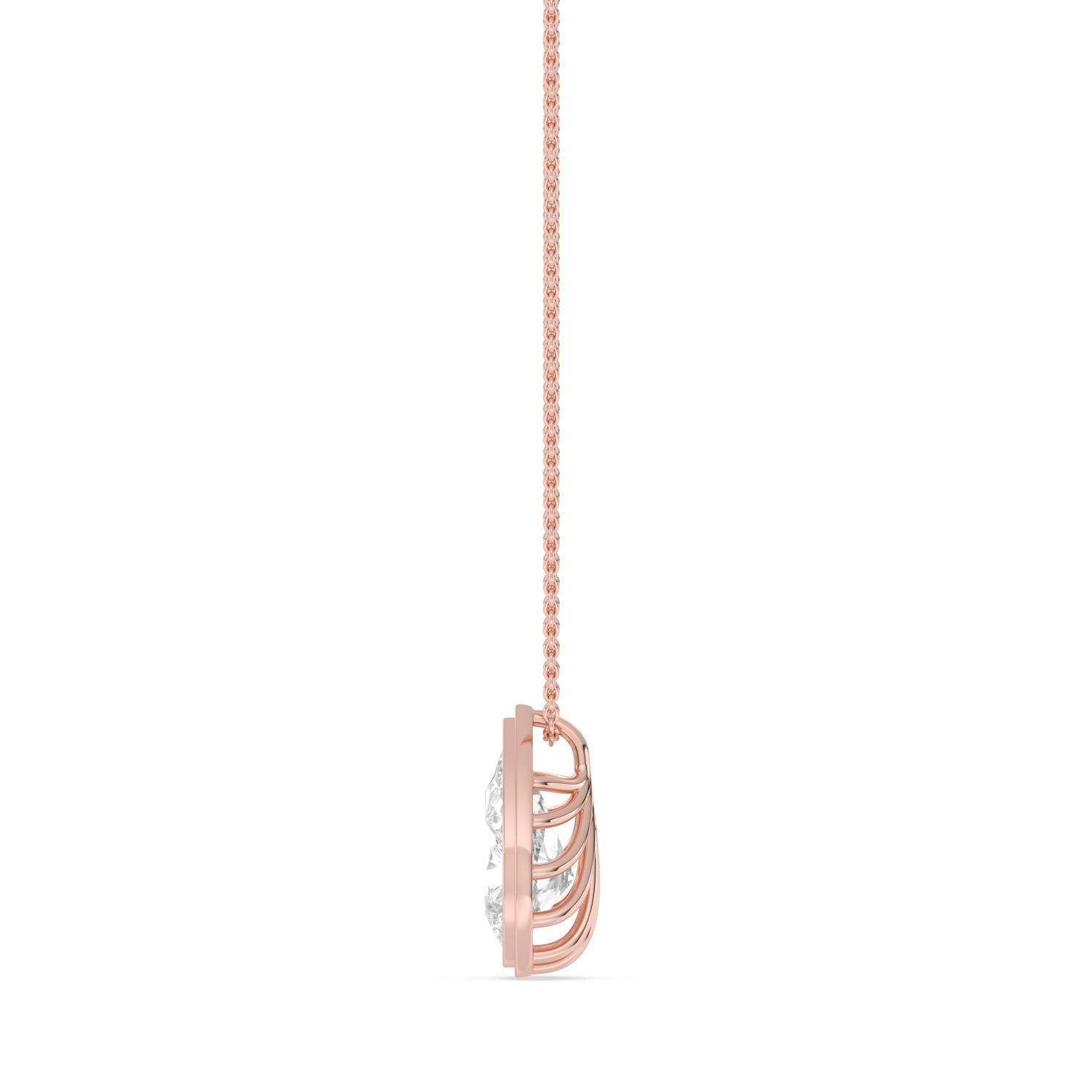 10K Rose Gold Lab Grown Diamond PENDANT 2.00 ctw P32689PE-2