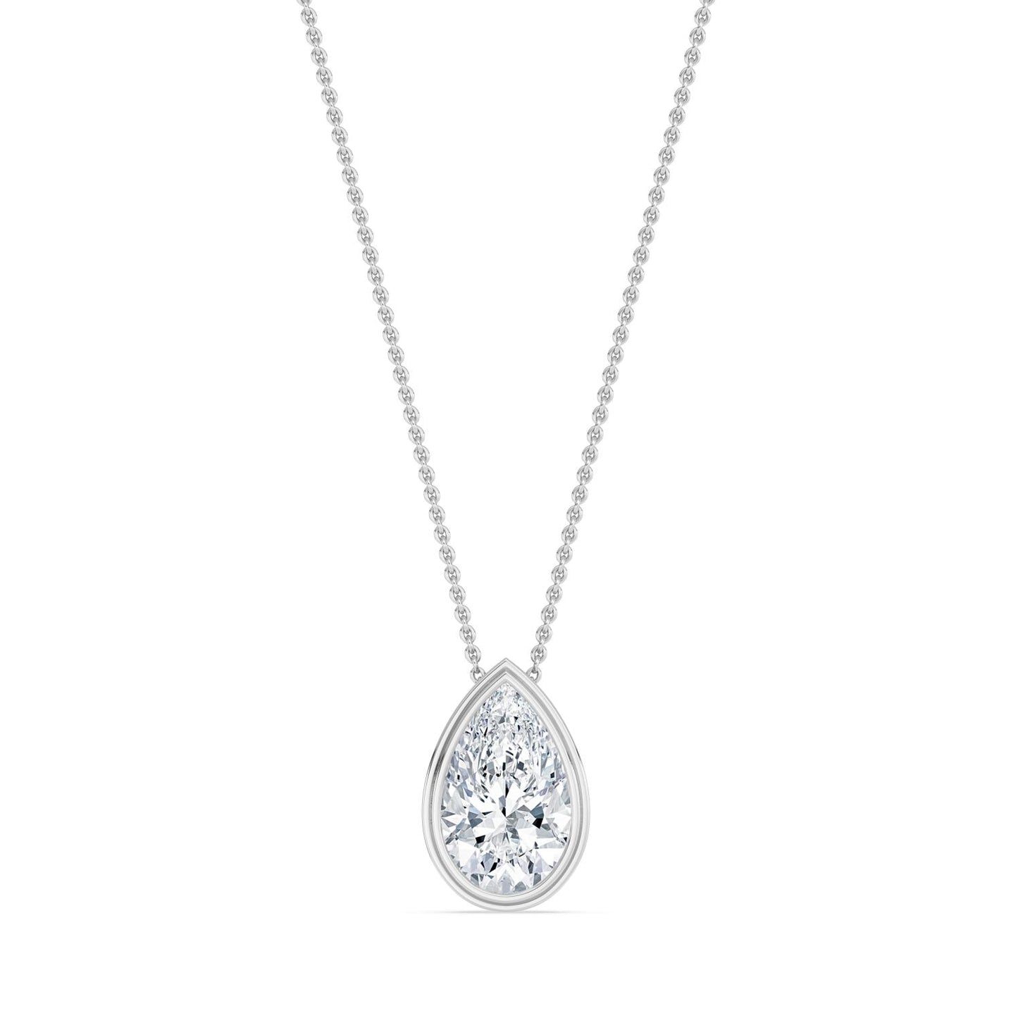 10K White Gold Lab Grown Diamond PENDANT 2.00 ctw P32689PE-2