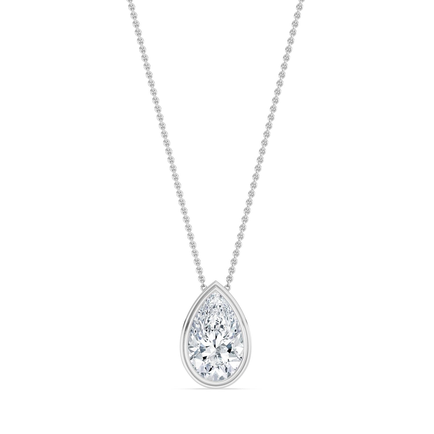 10K White Gold Lab Grown Diamond PENDANT 2.00 ctw P32689PE-2
