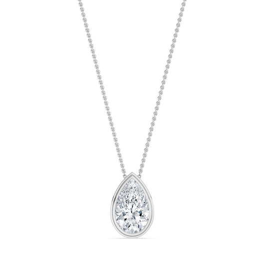 10K White Gold Lab Grown Diamond PENDANT 2.00 ctw P32689PE-2