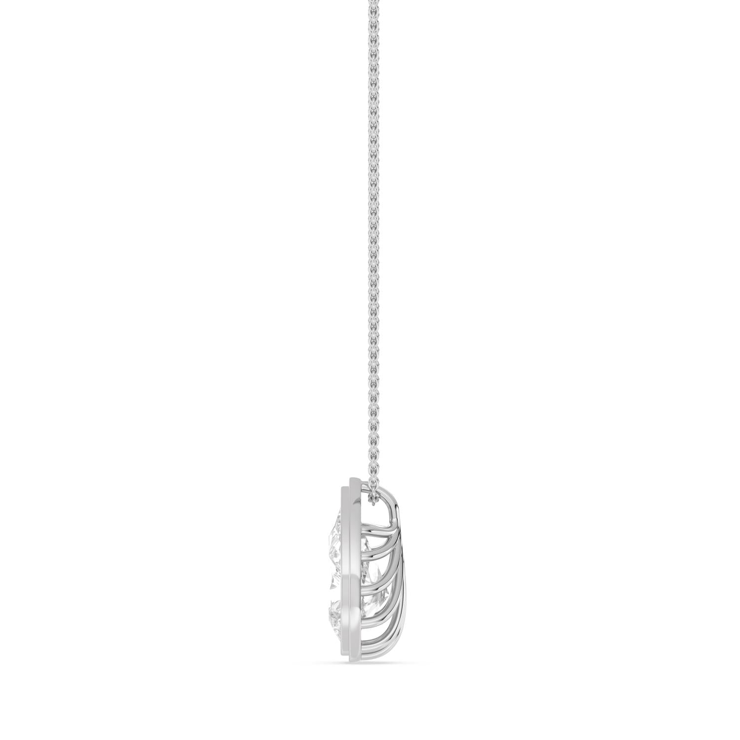 10K White Gold Lab Grown Diamond PENDANT 2.00 ctw P32689PE-2