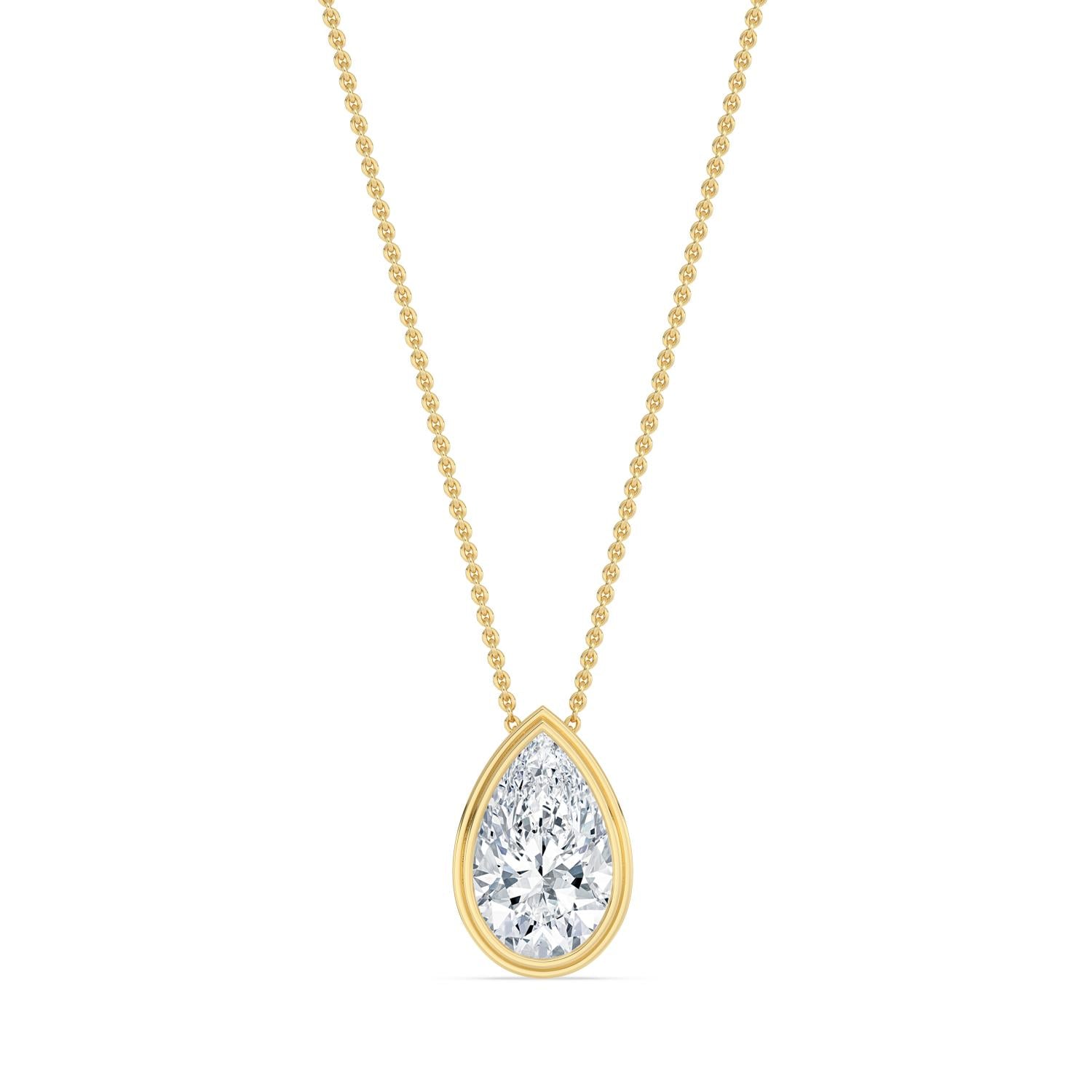 10K Yellow Gold Lab Grown Diamond PENDANT 2.00 ctw P32689PE-2