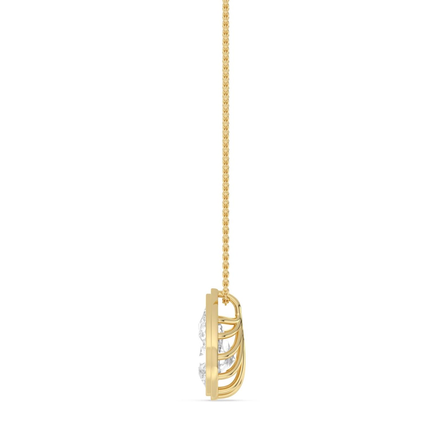 10K Yellow Gold Lab Grown Diamond PENDANT 2.00 ctw P32689PE-2