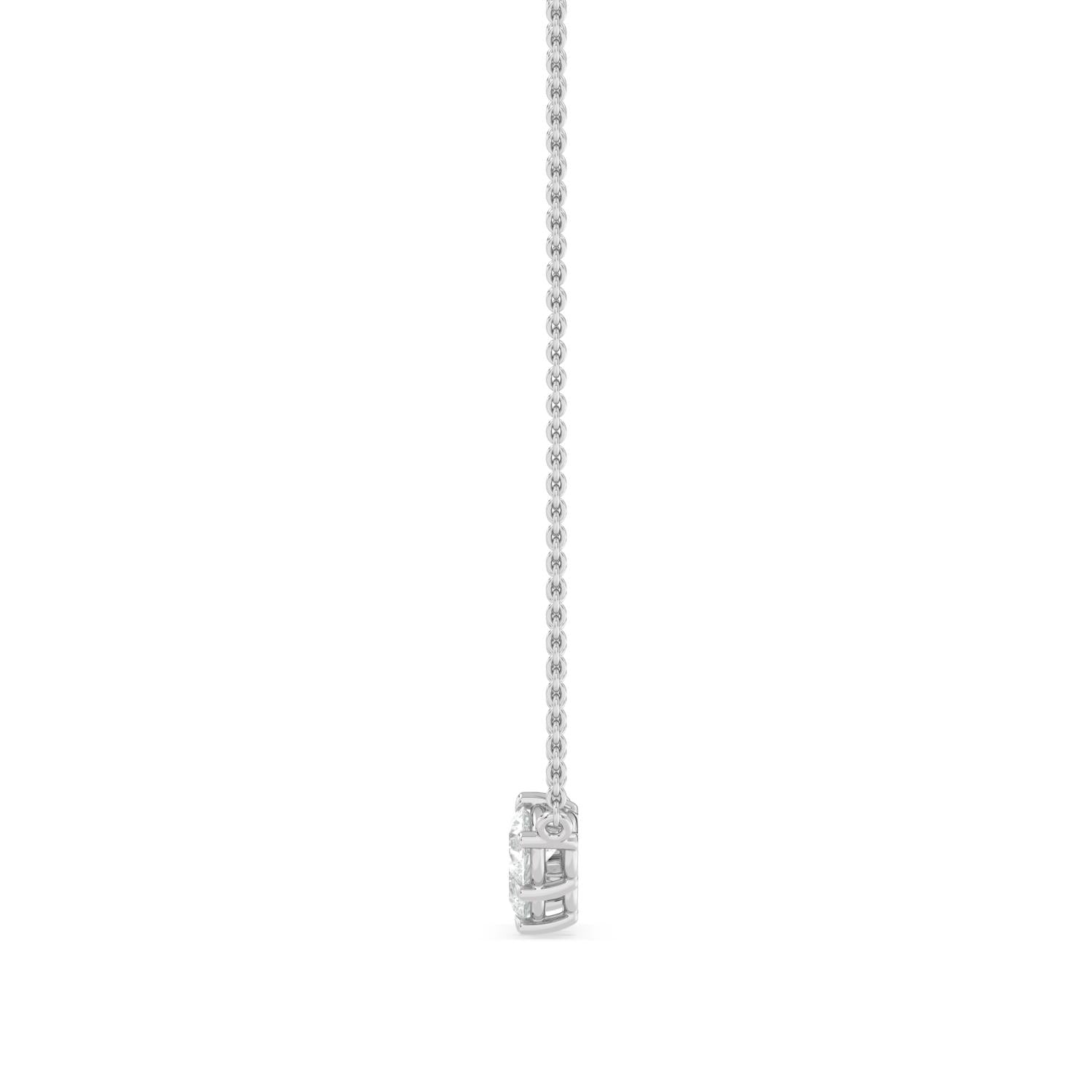 9K White Gold Lab Grown Diamond PENDANT 1.09 ctw P32697-1