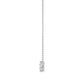 9K White Gold Lab Grown Diamond PENDANT 1.09 ctw P32697-1