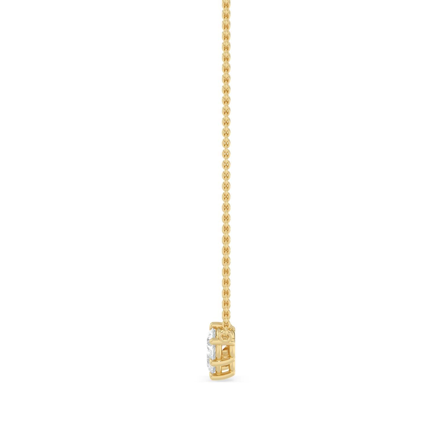 9K Yellow Gold Lab Grown Diamond PENDANT 1.09 ctw P32697-1