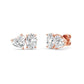 9K Rose Gold Lab Grown Diamond EARRINGS 2.77 ctw PSE210107OVHT-3