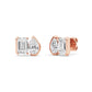 9K Rose Gold Lab Grown Diamond EARRINGS 2.32 ctw PSE210112EMPE-2.33CT