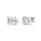 9K White Gold Lab Grown Diamond EARRINGS 2.32 ctw PSE210112EMPE-2.33CT