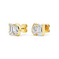 9K Yellow Gold Lab Grown Diamond EARRINGS 2.32 ctw PSE210112EMPE-2.33CT