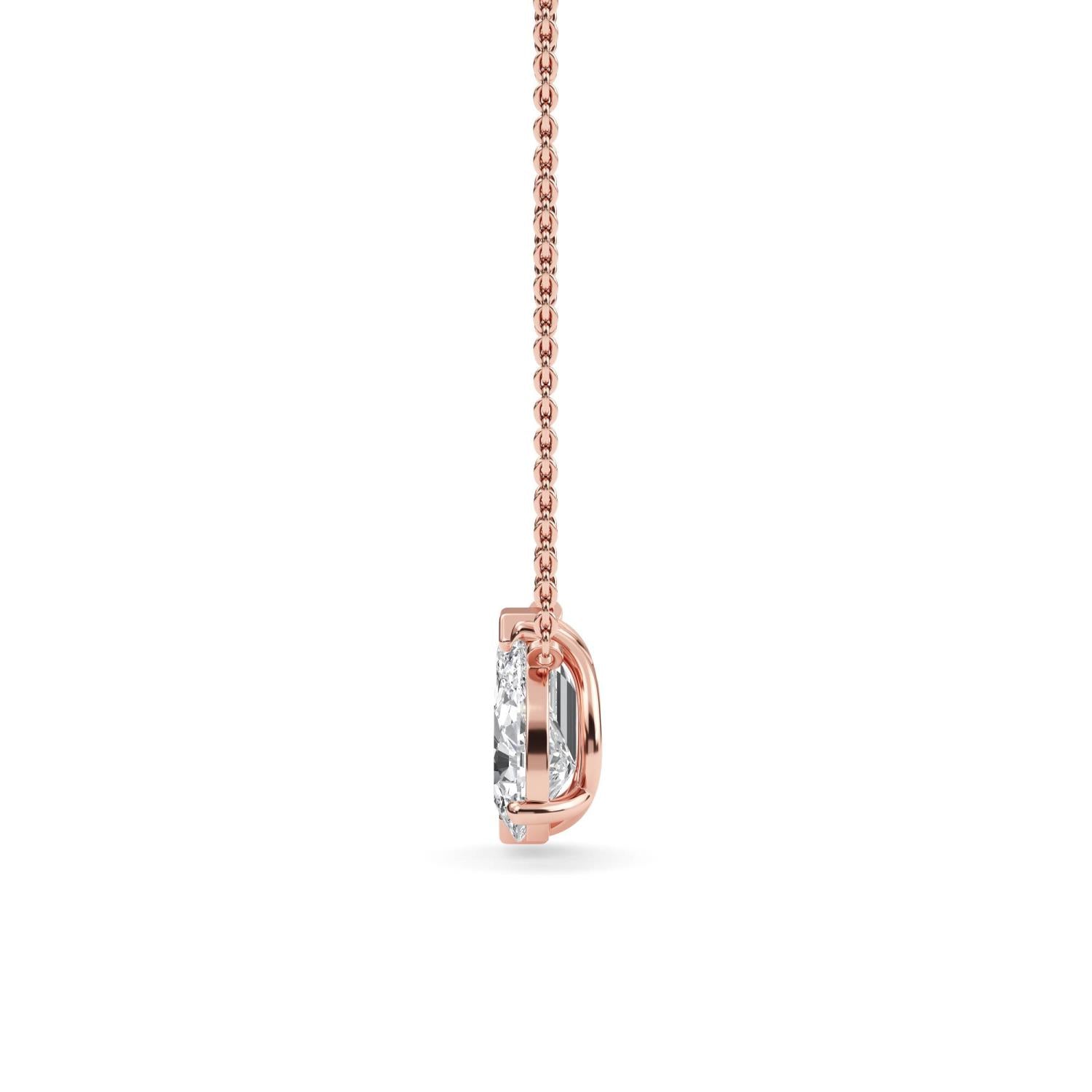 9K Rose Gold Lab Grown Diamond PENDENT SET 3.04 ctw PSP210114EMPE-3