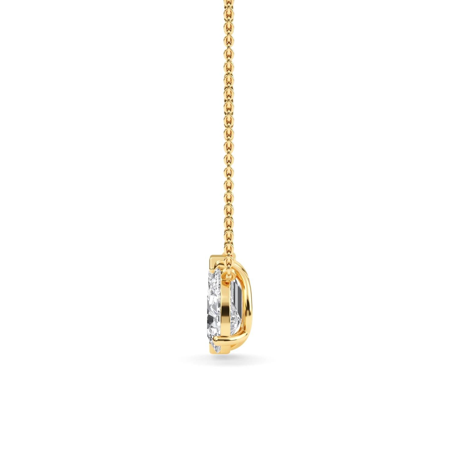 9K Yellow Gold Lab Grown Diamond PENDENT SET 3.04 ctw PSP210114EMPE-3