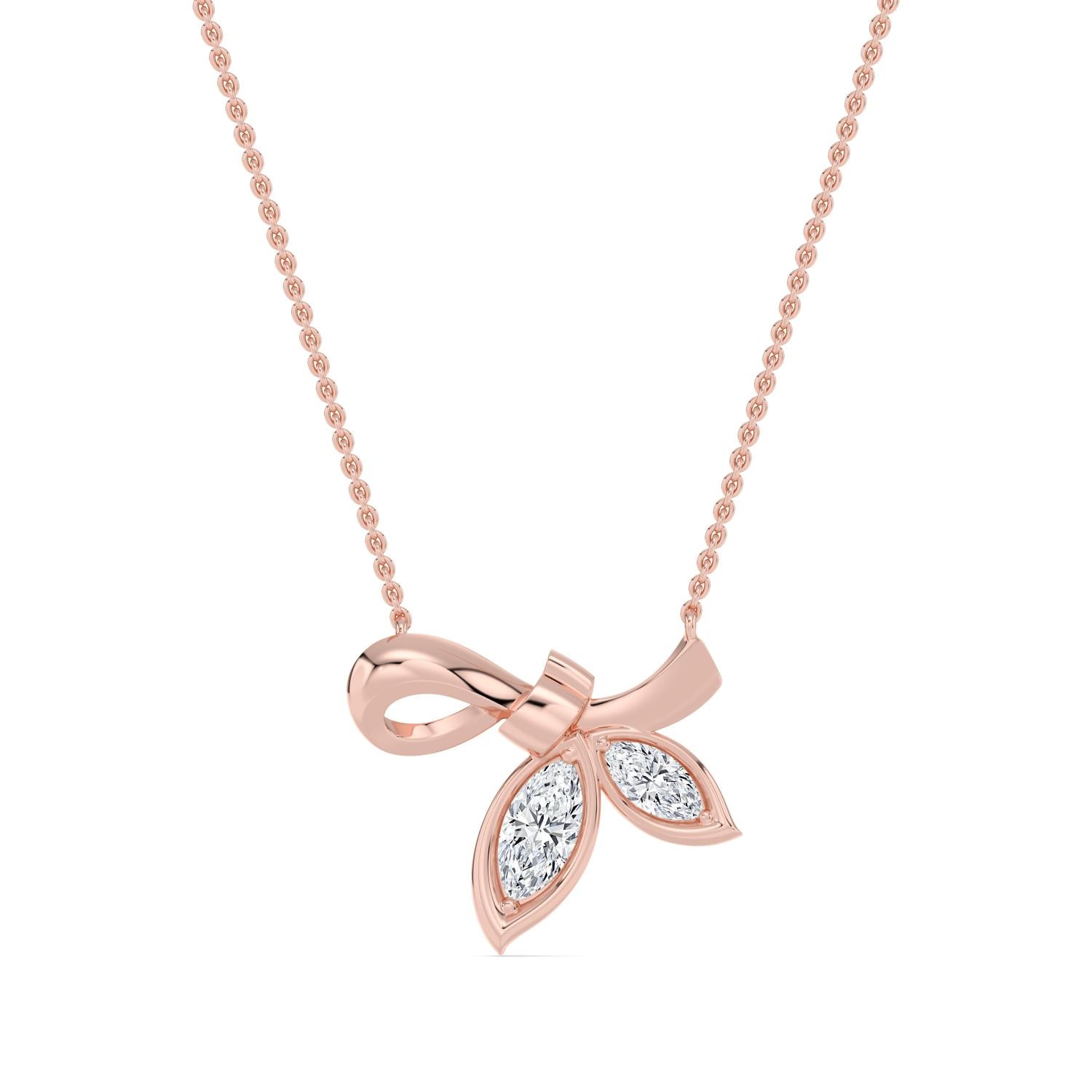 9K Rose Gold Lab Grown Diamond PENDANT 0.68 ctw PSP210148-0.63CT