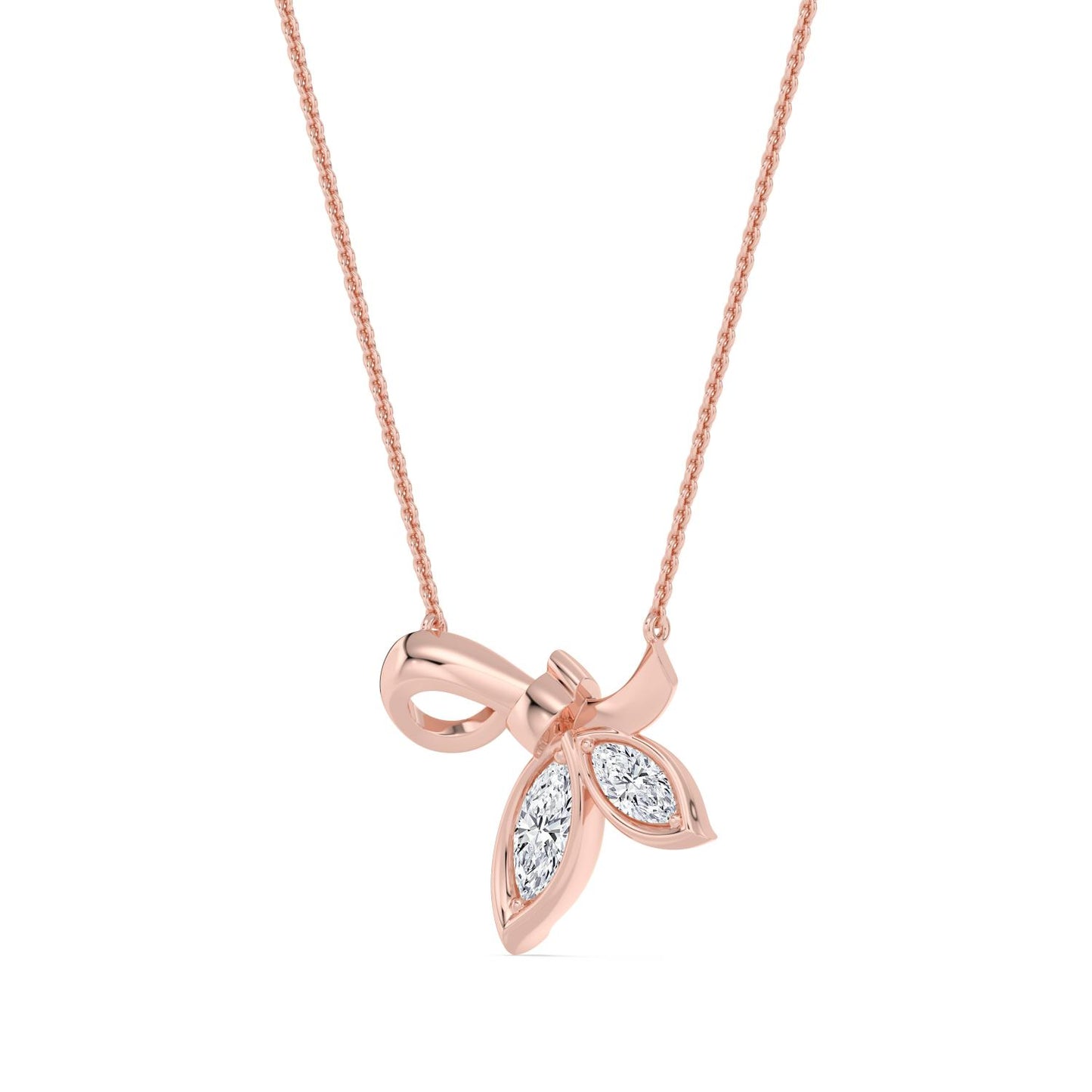 9K Rose Gold Lab Grown Diamond PENDANT 0.68 ctw PSP210148-0.63CT