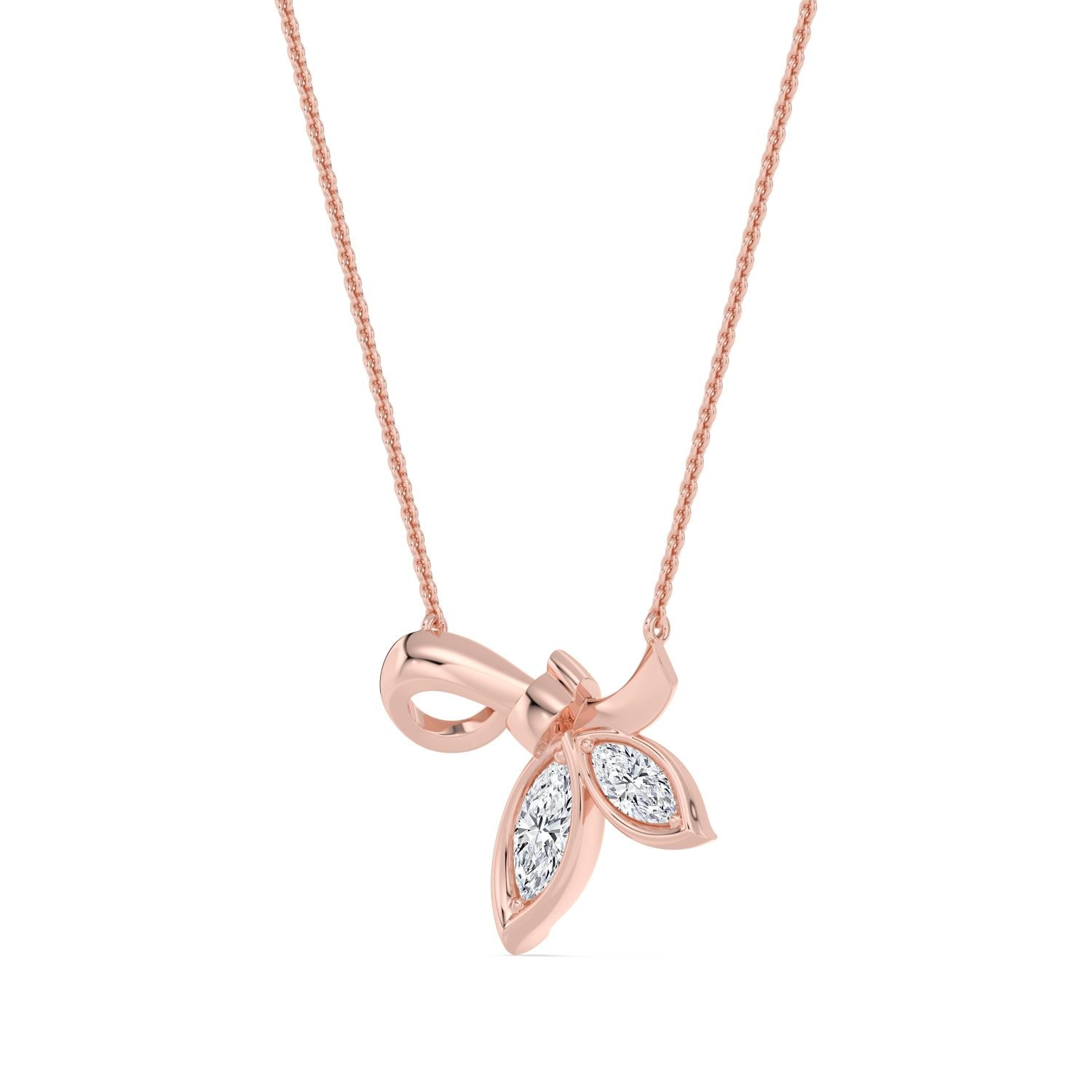 9K Rose Gold Lab Grown Diamond PENDANT 0.68 ctw PSP210148-0.63CT