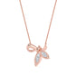 9K Rose Gold Lab Grown Diamond PENDANT 0.68 ctw PSP210148-0.63CT