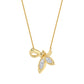 9K Yellow Gold Lab Grown Diamond PENDANT 0.68 ctw PSP210148-0.63CT