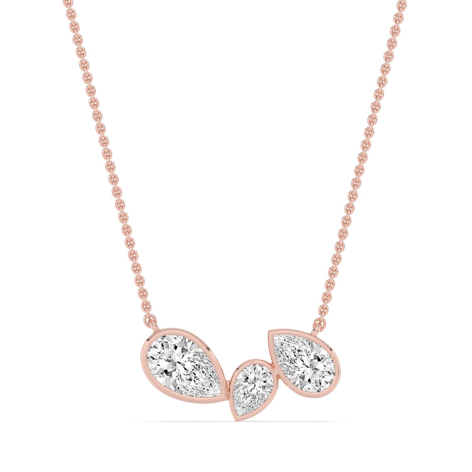 9K Rose Gold Lab Grown Diamond PENDANT 2.07 ctw PSP210193PE-2.10CT