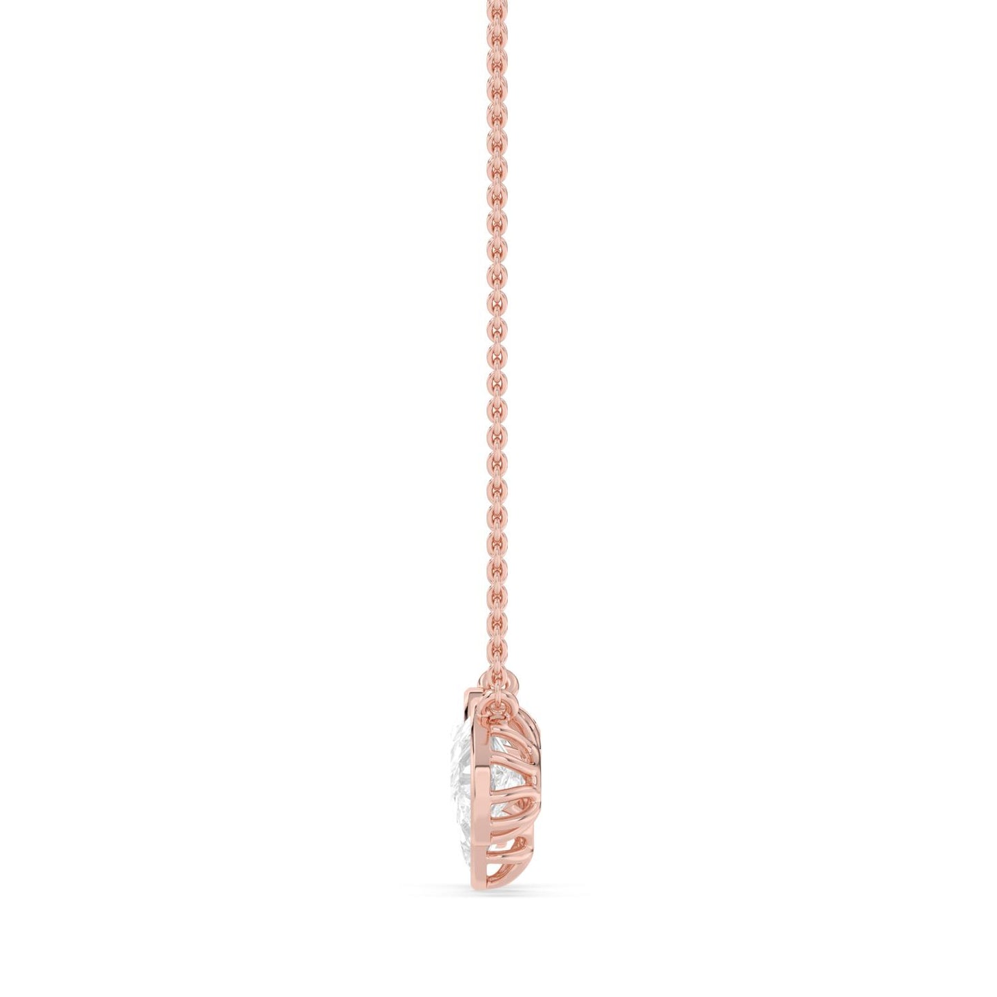 9K Rose Gold Lab Grown Diamond PENDANT 2.07 ctw PSP210193PE-2.10CT