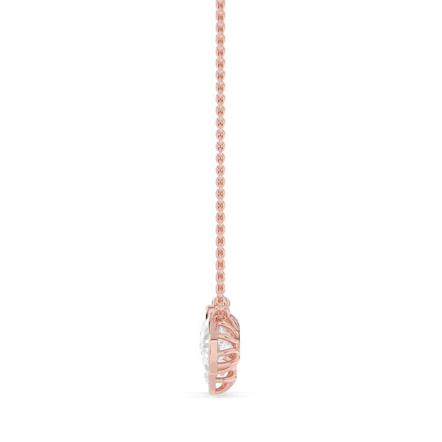 9K Rose Gold Lab Grown Diamond PENDANT 2.07 ctw PSP210193PE-2.10CT