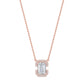9K Rose Gold Lab Grown Diamond PENDANT 1.61 ctw PSP210206EM-1.50CT