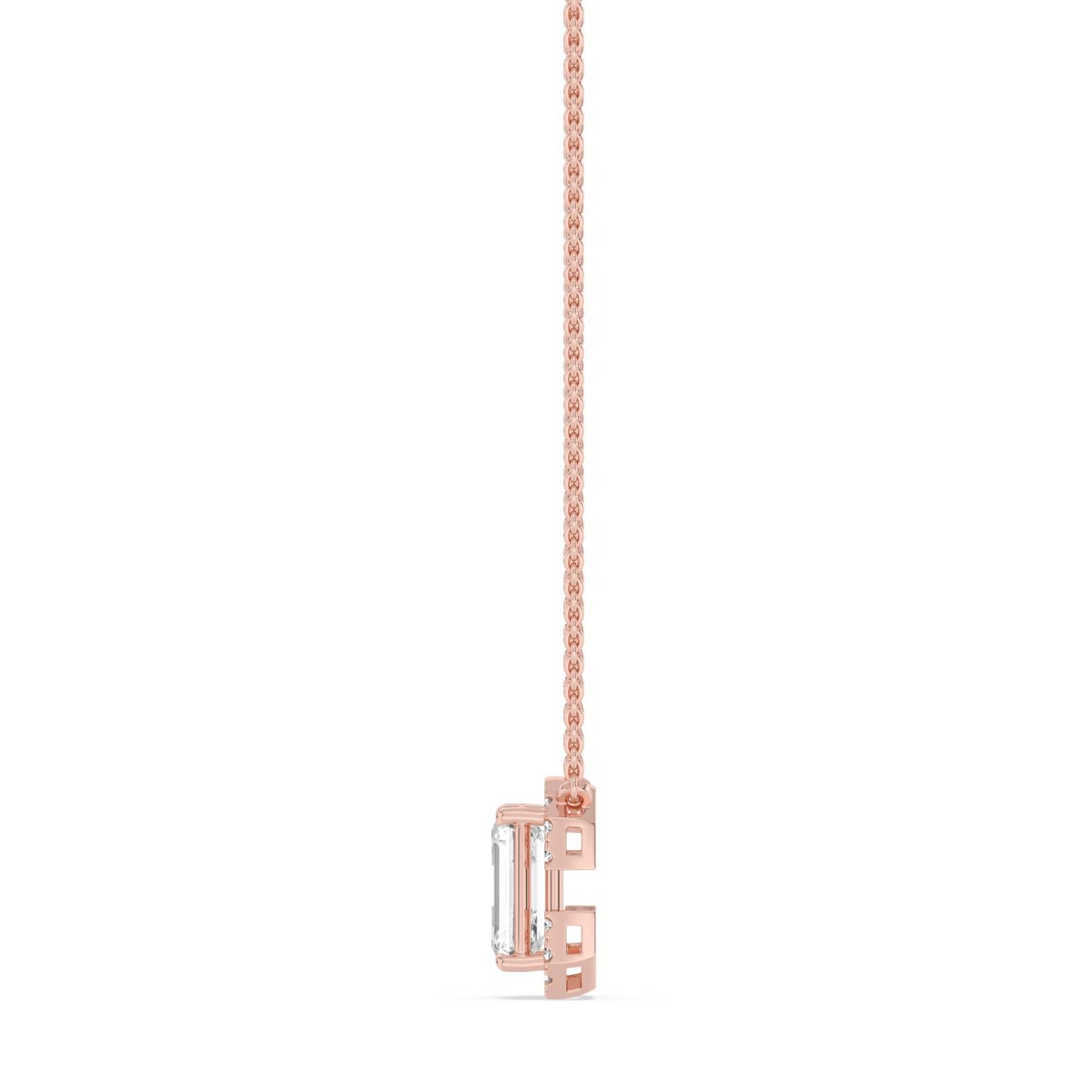 9K Rose Gold Lab Grown Diamond PENDANT 1.61 ctw PSP210206EM-1.50CT