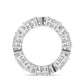 9k White Gold 7 ct. tw. Emerald Cut Lab Grown Diamond Eternity Band R19725