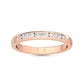 9k Rose Gold 0.15 ct. tw. Lab Grown Diamond Stackable Diamond Ring R54536-0.15CT