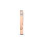 9k Rose Gold 0.15 ct. tw. Lab Grown Diamond Stackable Diamond Ring R54536-0.15CT