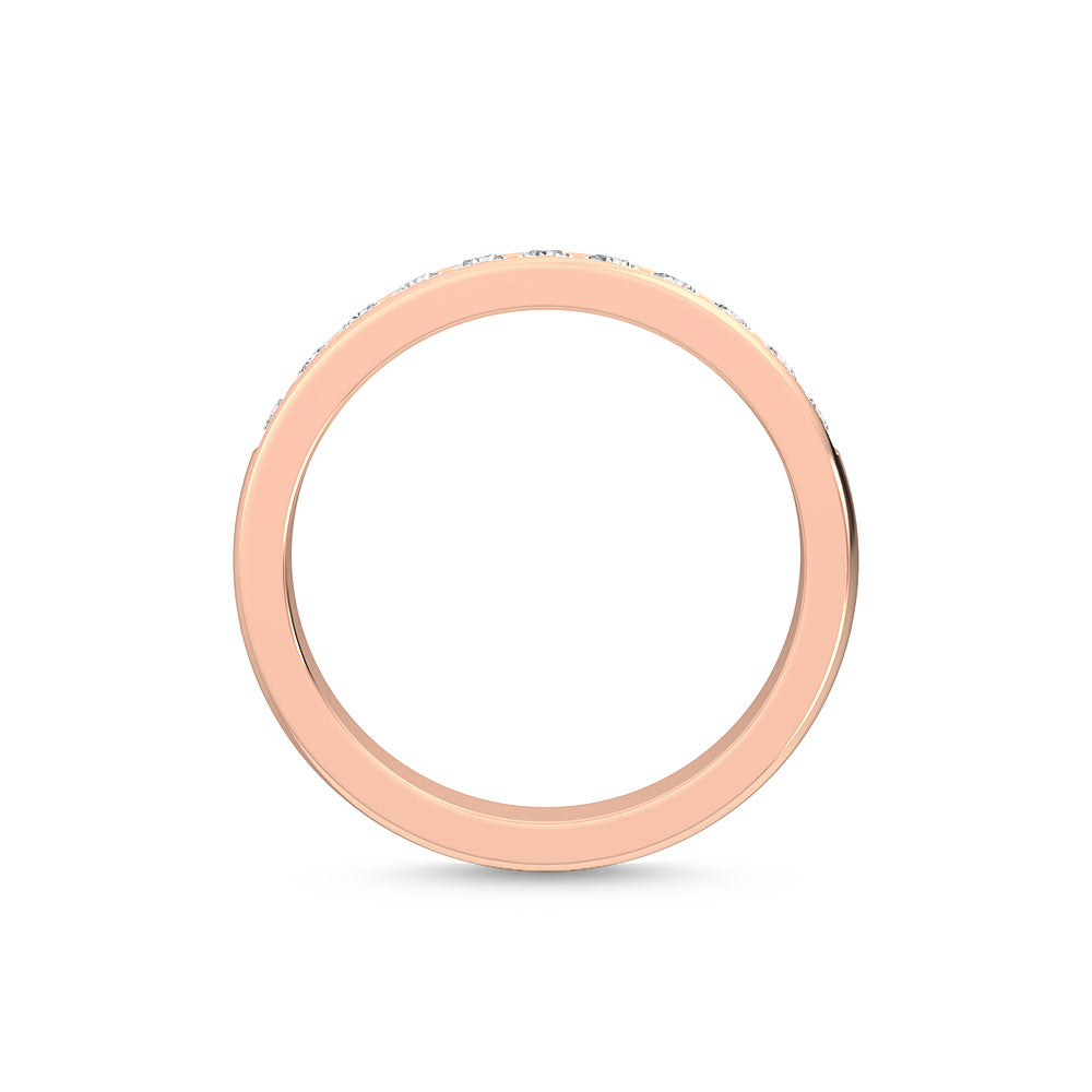 9k Rose Gold 0.30 ct. tw. Lab Grown Diamond Stackable Diamond Ring R54538-0.33CT