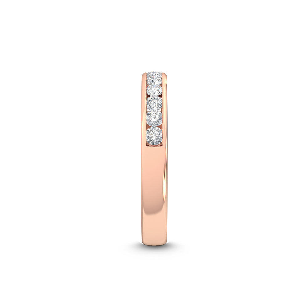 9k Rose Gold 0.30 ct. tw. Lab Grown Diamond Stackable Diamond Ring R54538-0.33CT