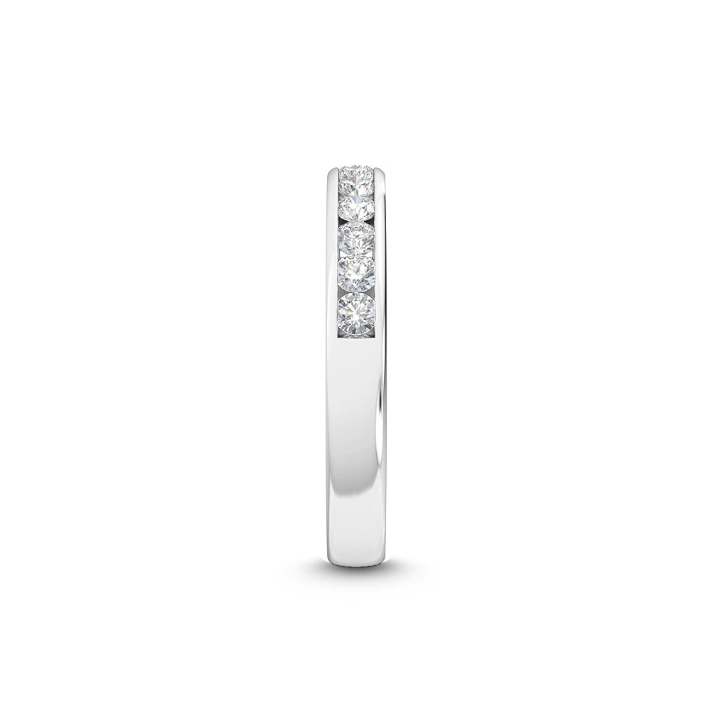 9k White Gold 0.30 ct. tw. Lab Grown Diamond Stackable Diamond Ring R54538-0.33CT