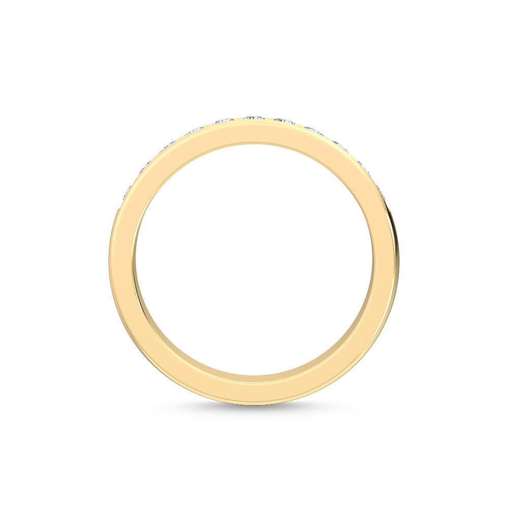 9K Yellow Gold 0.30 ct. tw. Lab Grown Diamond Stackable Diamond Ring R54538-0.33CT